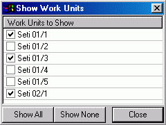 WU auf der Sternenkarte einstellen